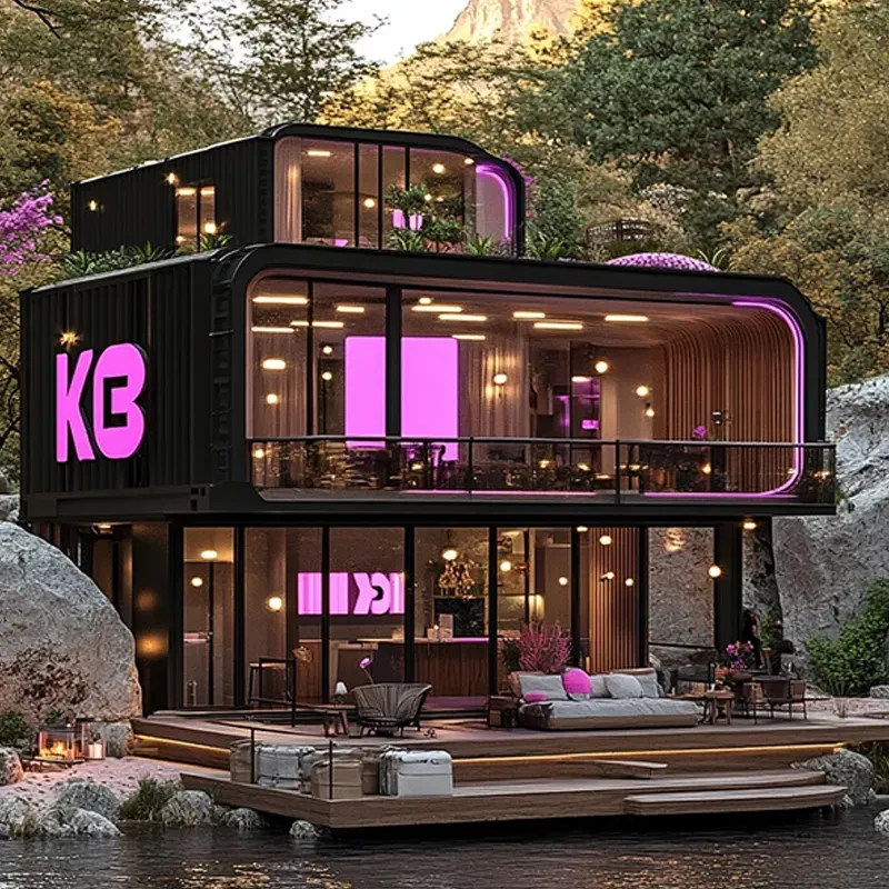 Prefabricated Outdoor Villa Mobile Modular Capsule House Commercial Space Airship Pod Capsule Modular House